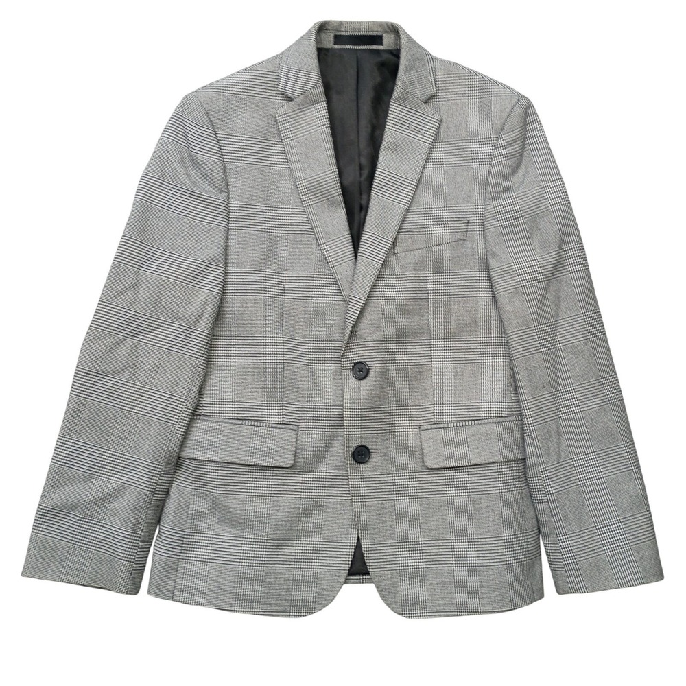 Brooks Brothers Womens  (Check Measurements) Glen Check Two Button Blazer Preppy